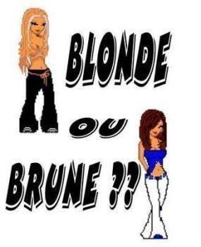 blonde ou brune